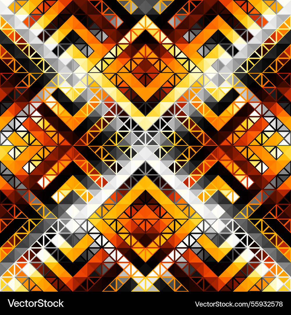 Geometric abstract triangles pattern seamless Geometric abstract triangles pattern seamless vector image
