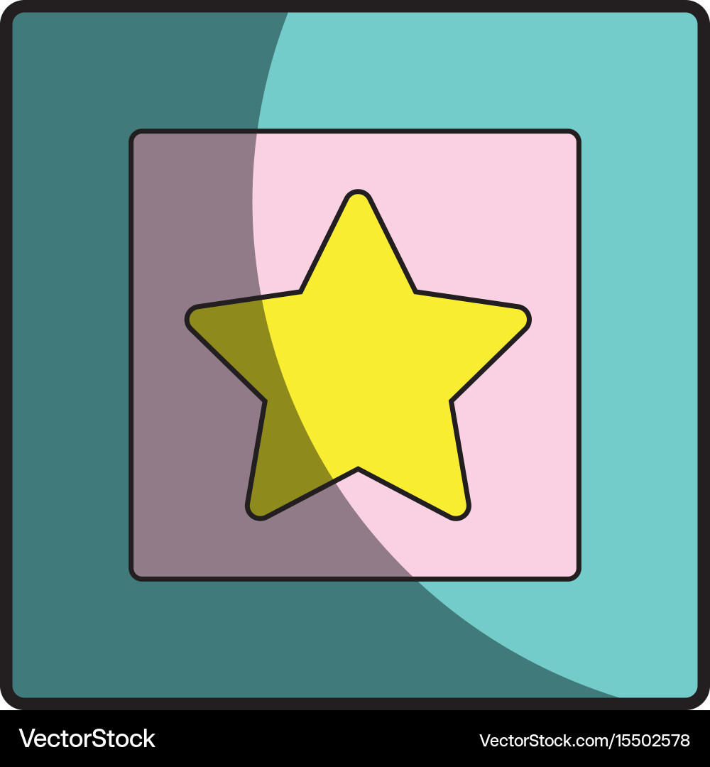Picture image with frame design element Vector Image