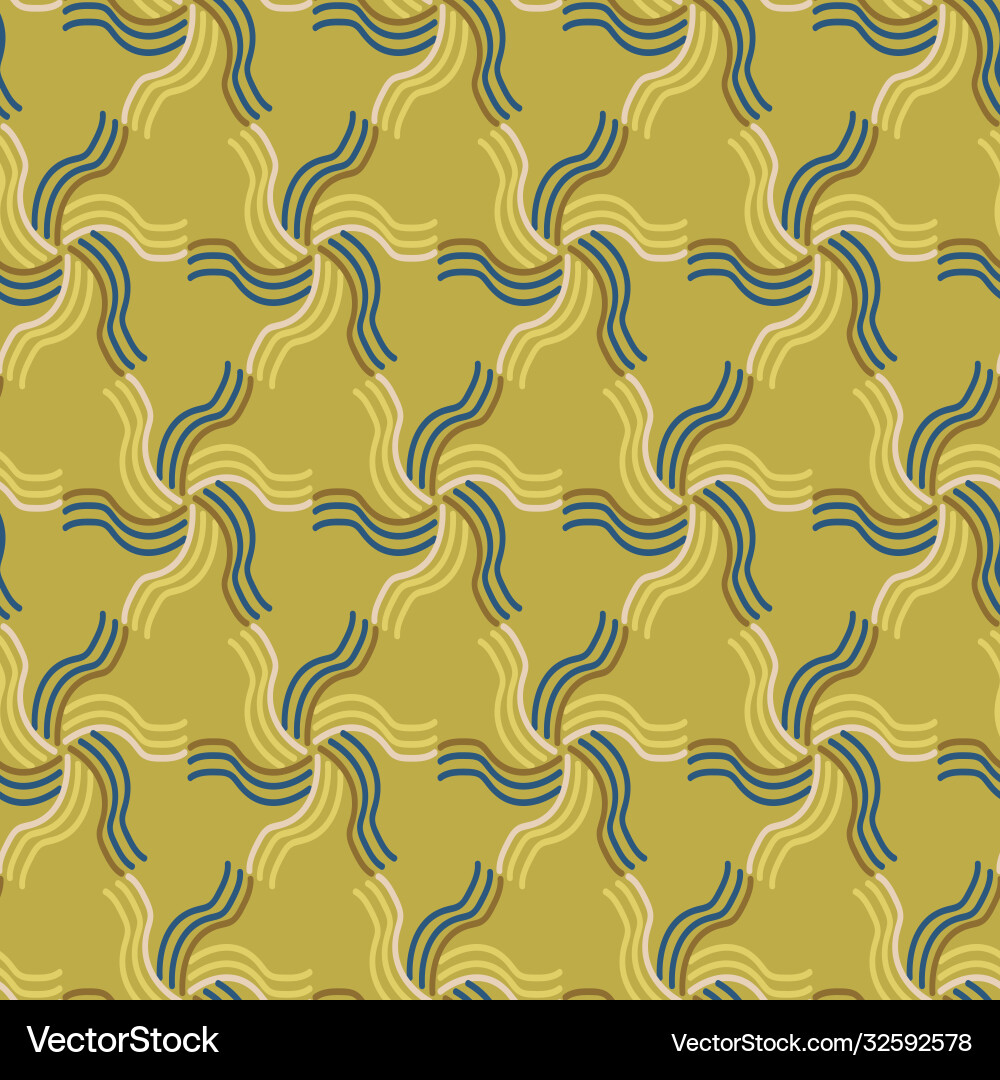 Seamless scribble line trellis texture Vector Image