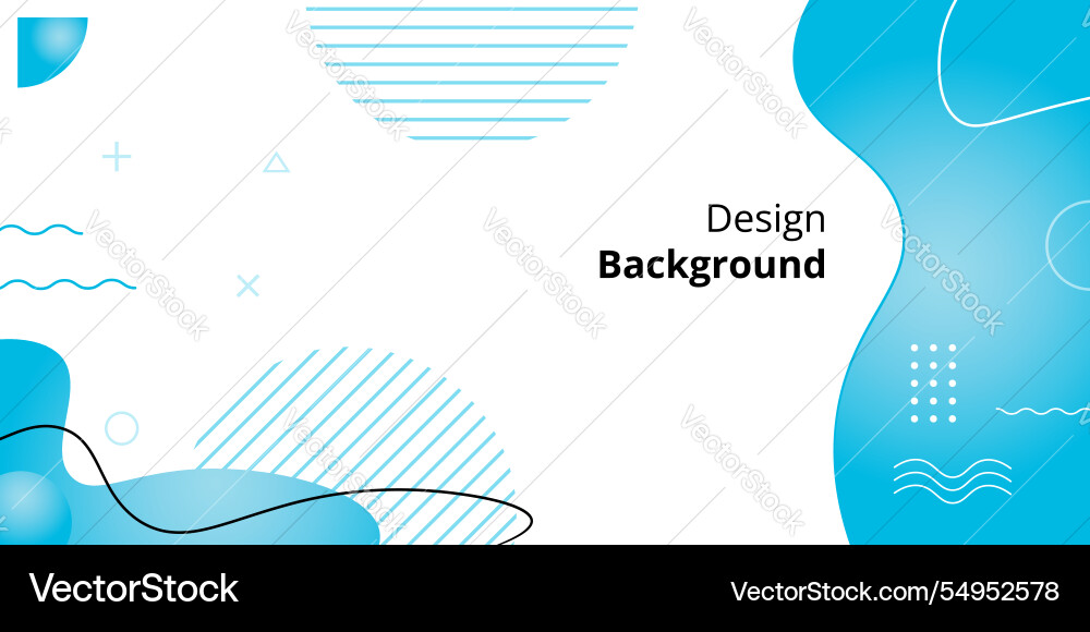 Template simple background with fluid and blue Template simple background with fluid and blue vector image
