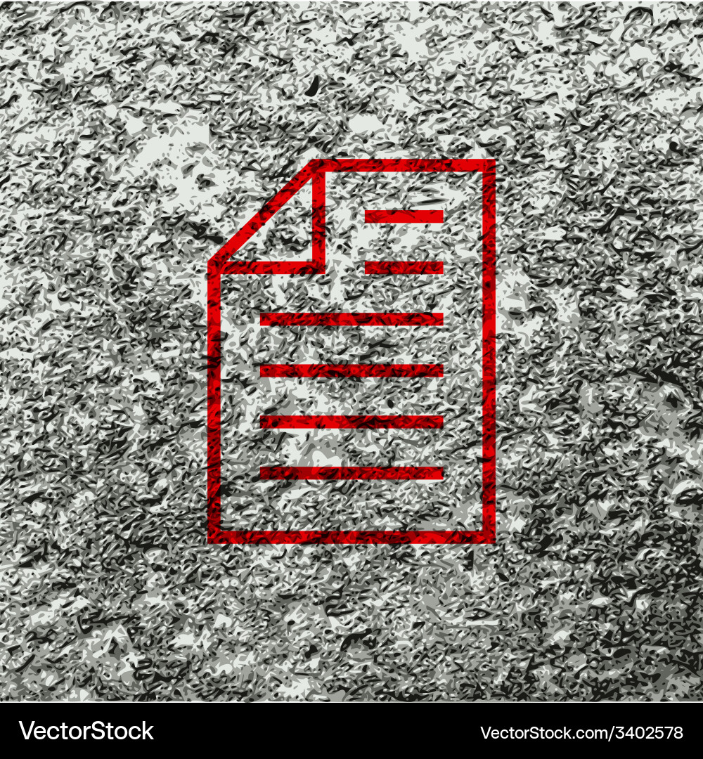 Text file icon symbol flat modern web design vector image