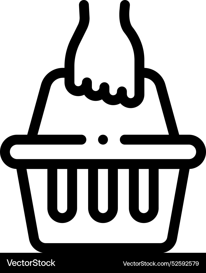 Consumer icon thin linear style design isolated Consumer icon thin linear style design isolated Vector Image
