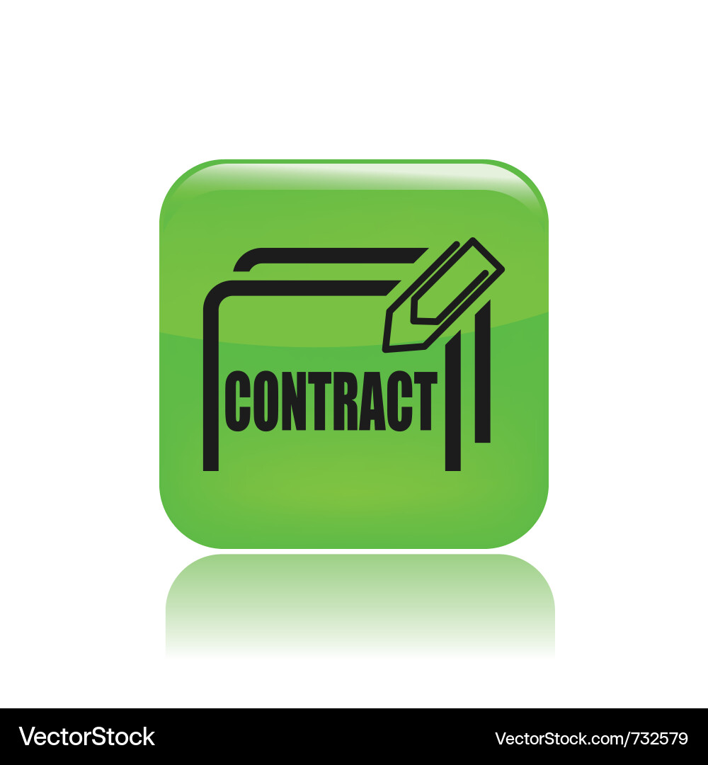 Contract icon Vector Image