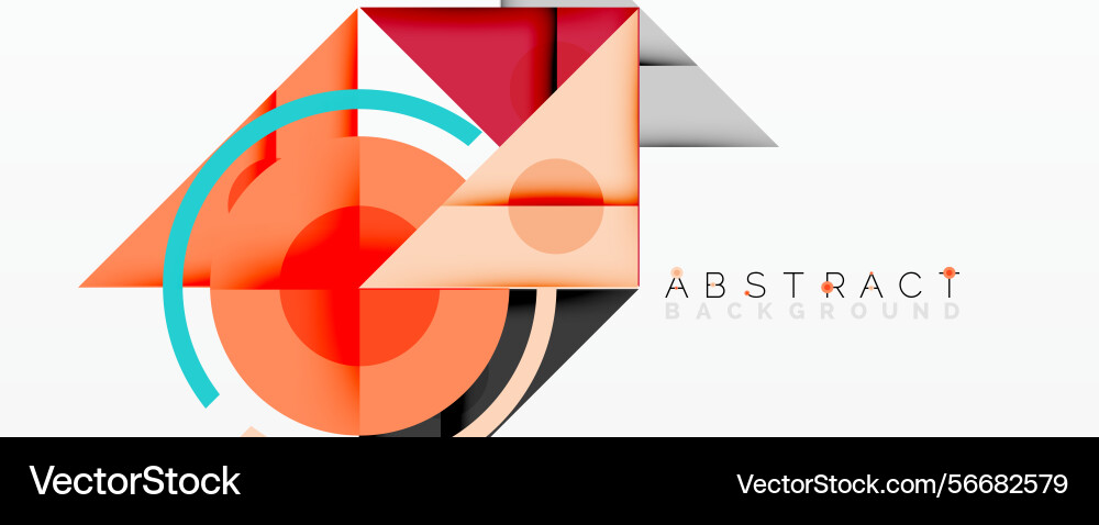 Modern abstract design geometric shapes overlap Modern abstract design geometric shapes overlap Vector Image
