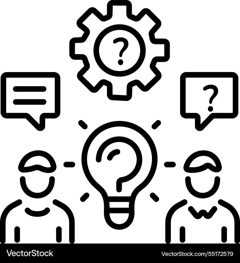 Problem solving Vector Image