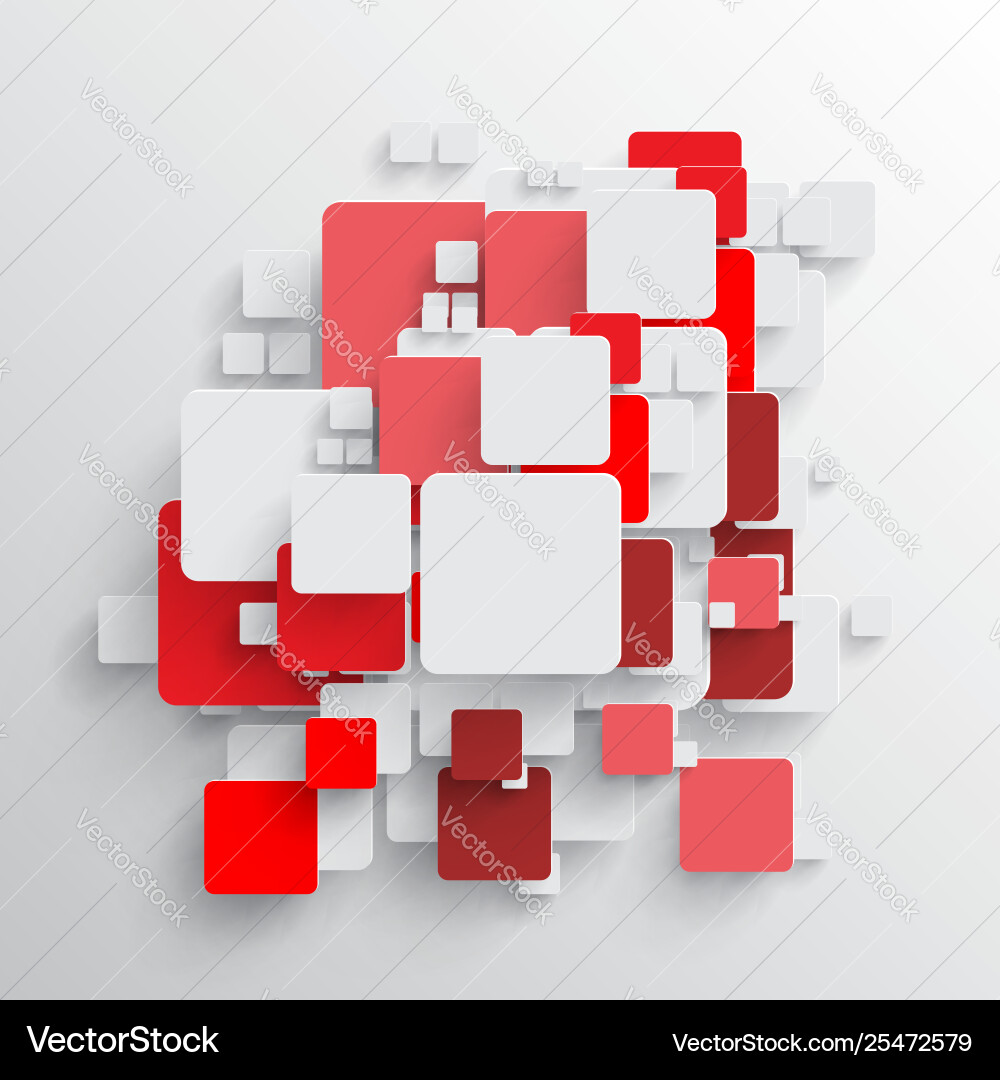 Rounded shape with shadow and colorful circle Rounded shape with shadow and colorful circle vector image