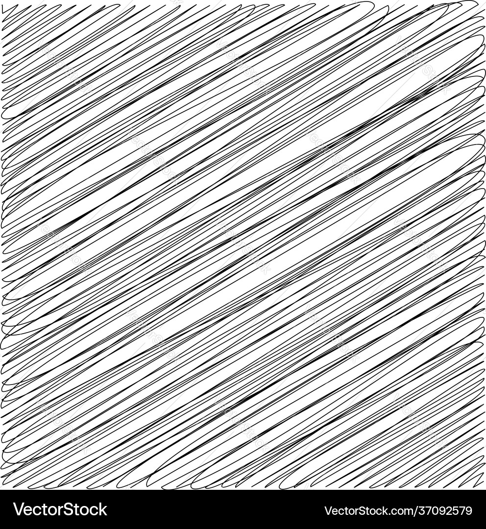 Square with sketchy scribble doodle effect texture vector image