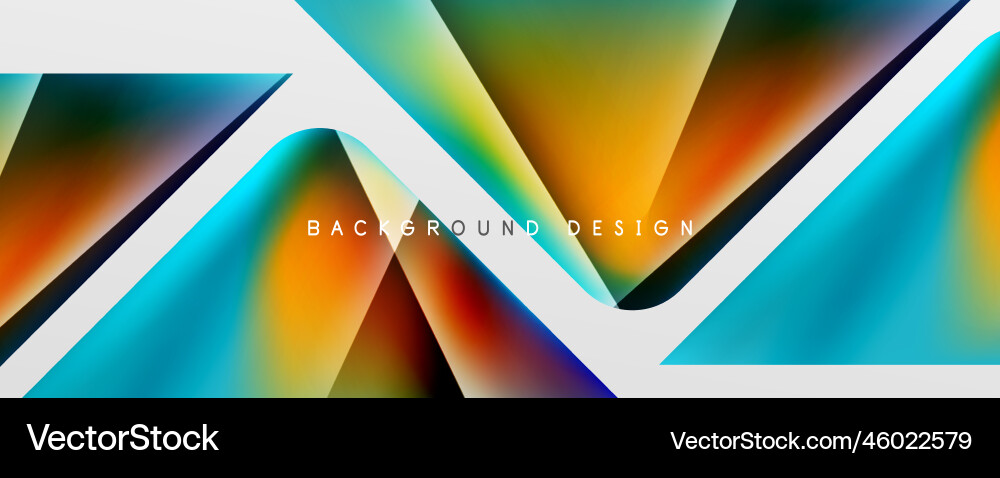Triangle fluid color gradient abstract background Triangle fluid color gradient abstract background vector image