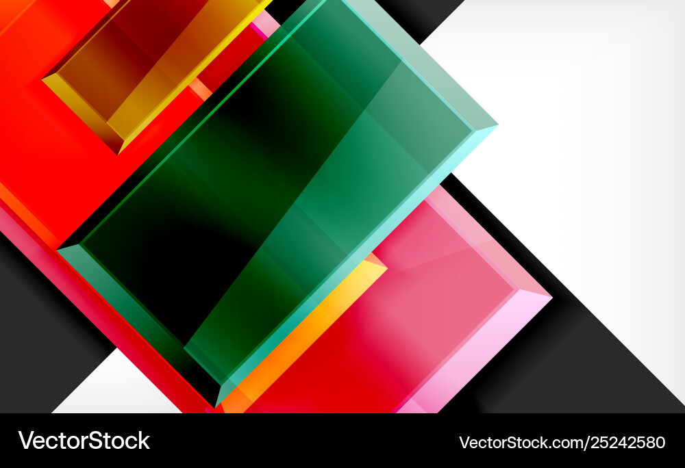 Colorful square and rectangle blocks background Colorful square and rectangle blocks background Vector Image