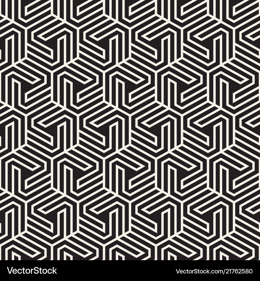 Modern Abstract Hexagonal Pattern Vector Image
