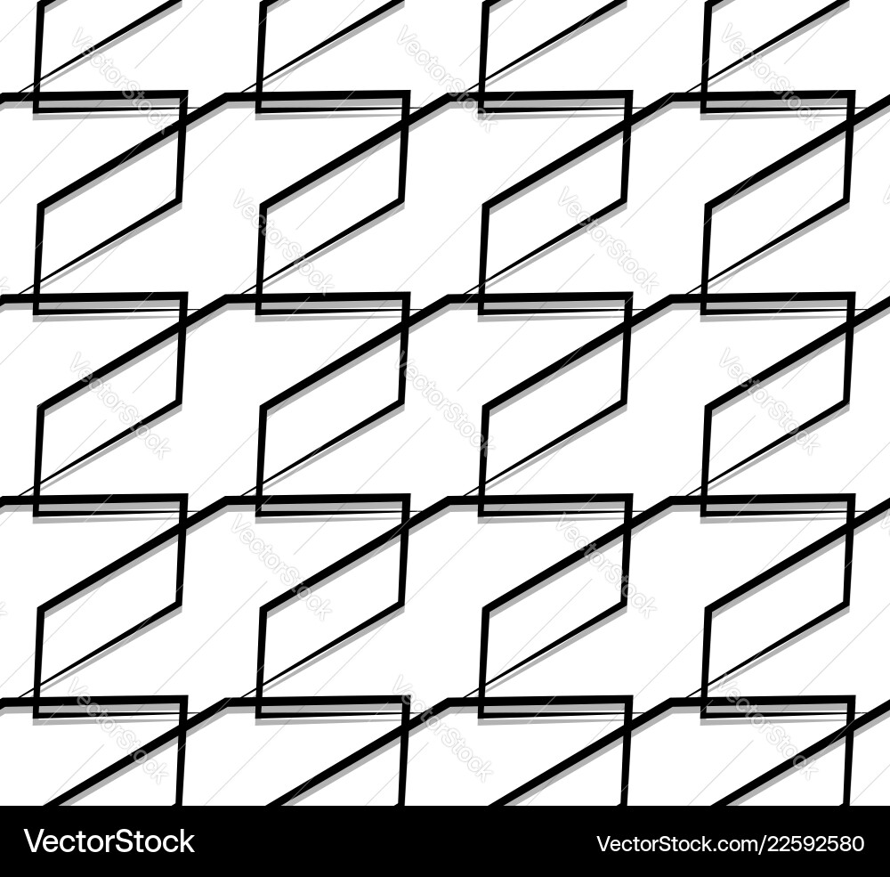 Seamless monochrome pattern background editable Seamless monochrome pattern background editable vector image