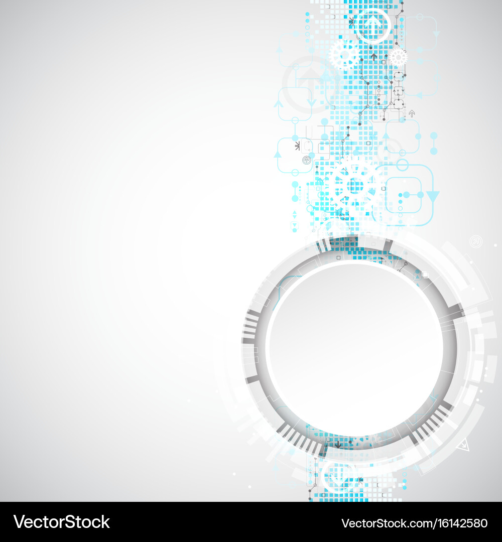 Tech Circuit Background vector image