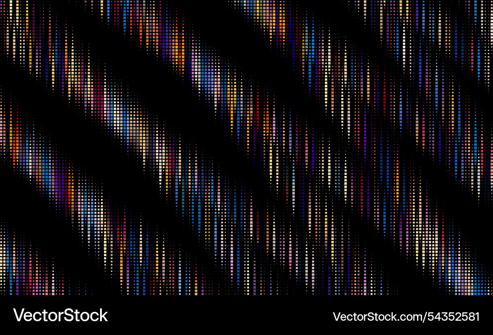 Abstract halftone pattern with horizontal blurry Abstract halftone pattern with horizontal blurry vector image