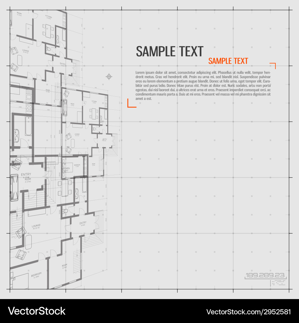 Blueprint Background Vector Image