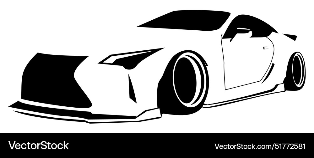 Car design art Royalty Free Vector Image - VectorStock