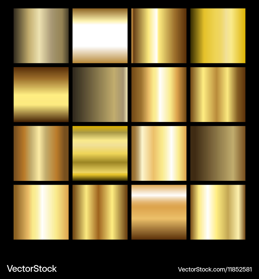 Golden Gradient Hintergrund Vektorbild