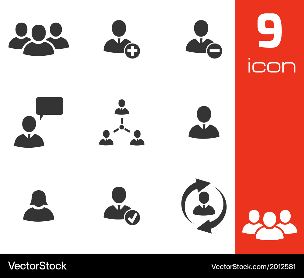 Office People Icons - Business Team Vector Image
