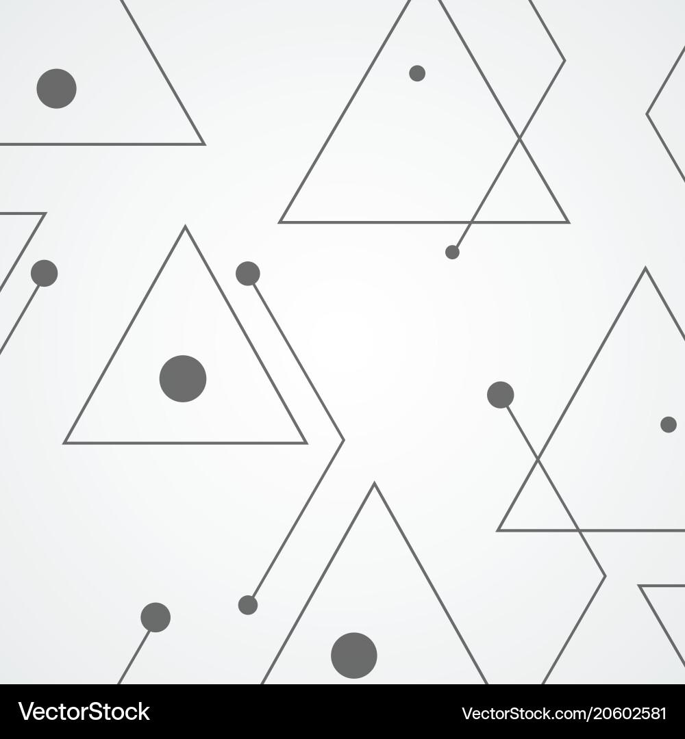 Simple pattern from triangles of lines and black Vector Image