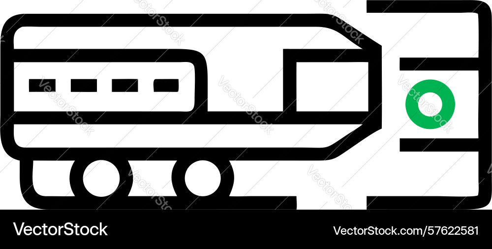 Train status indicator real-time transit updates vector image