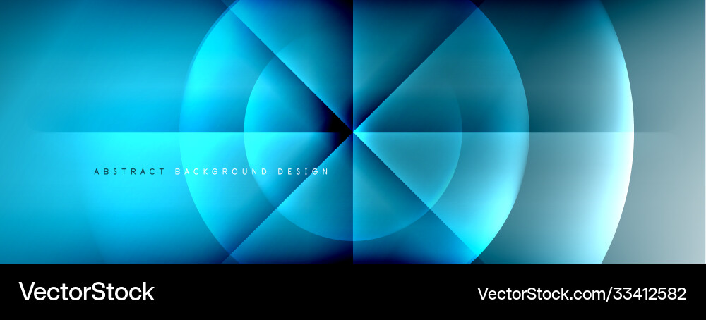 Abstract background - circle and cross Vector Image