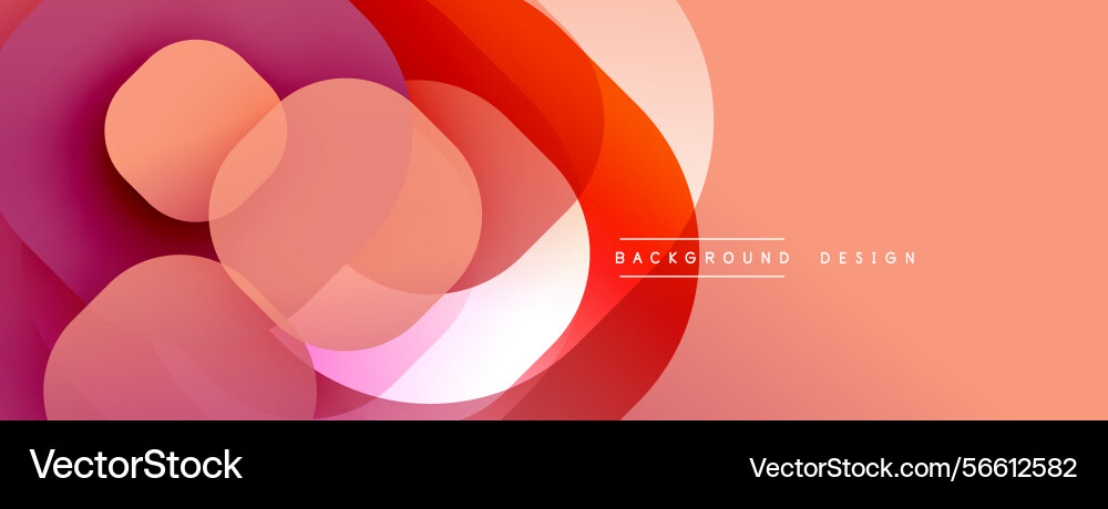 Abstract design features overlapping circles Abstract design features overlapping circles Vector Image