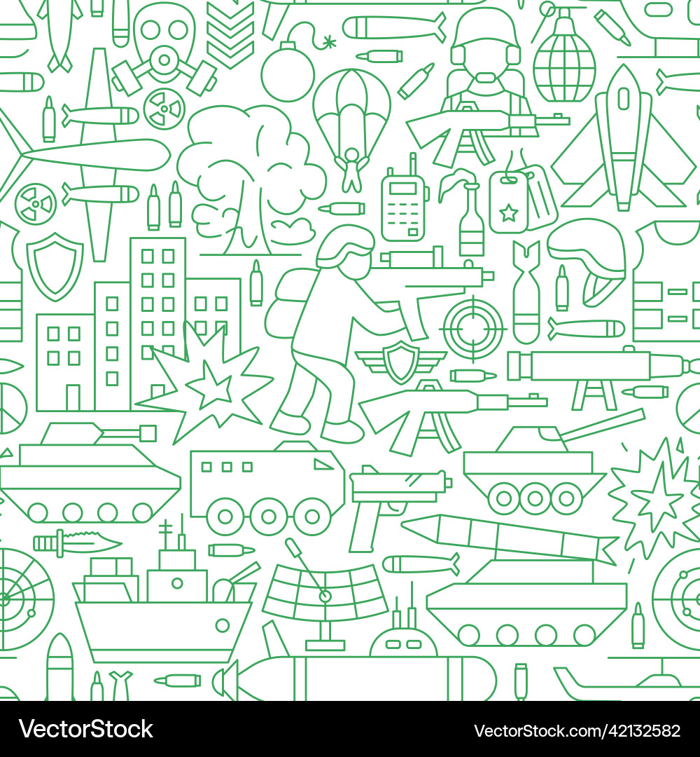 Army line seamless pattern Army line seamless pattern vector image