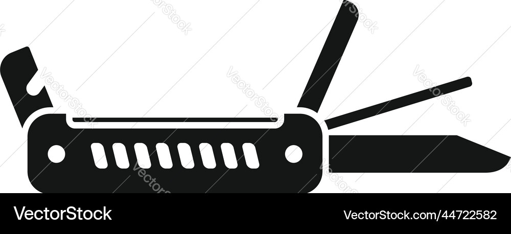 Corkscrew multitool icon simple army knife Corkscrew multitool icon simple army knife Vector Image
