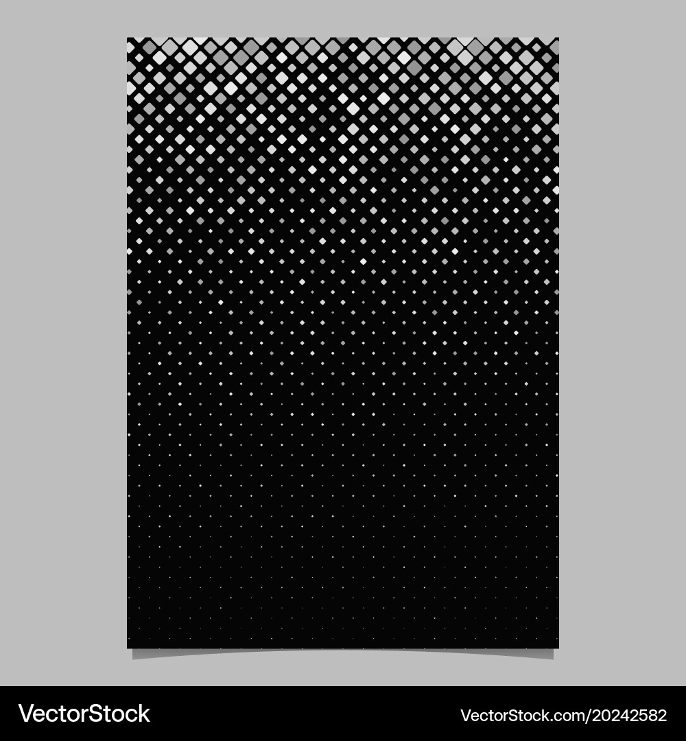 Geometric diagonal square pattern background vector image