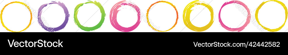 Grungy textured circle element circular splatter Grungy textured circle element circular splatter vector image