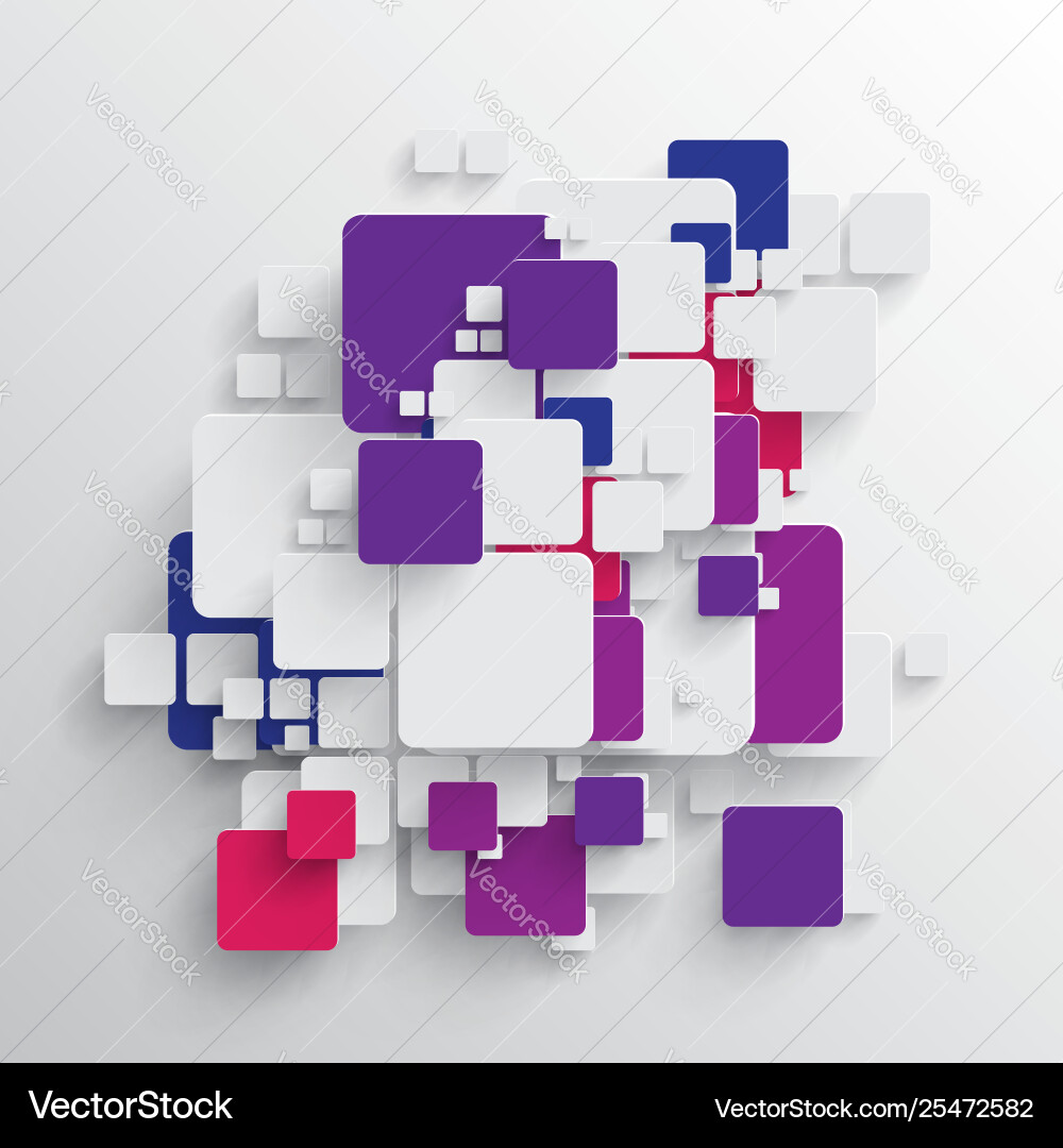 Rounded shape with shadow and colorful circle Rounded shape with shadow and colorful circle Vector Image