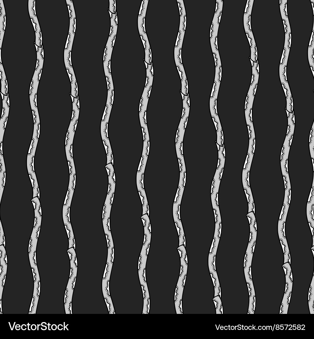 Seamless pattern with branche vector image
