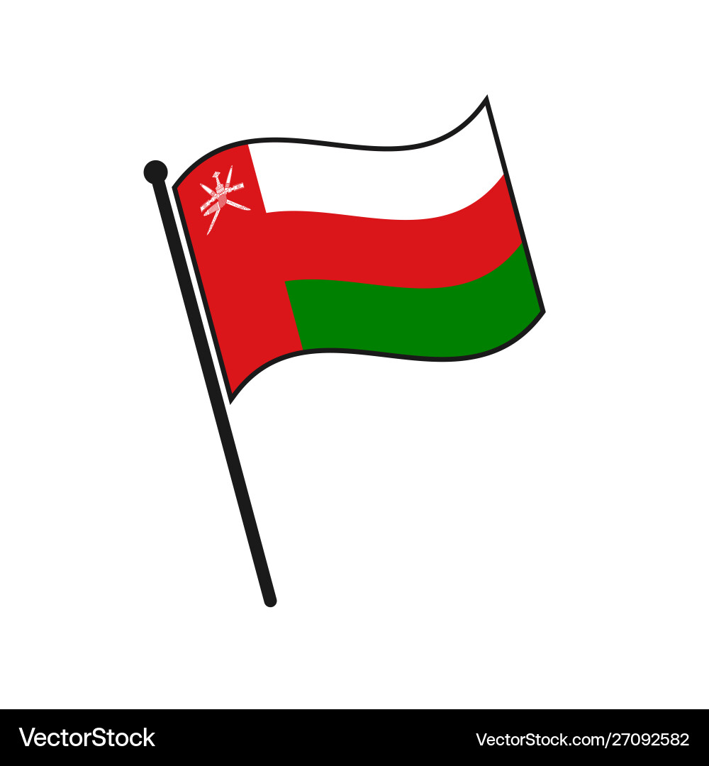 Simple flag isolated Simple flag isolated vector image