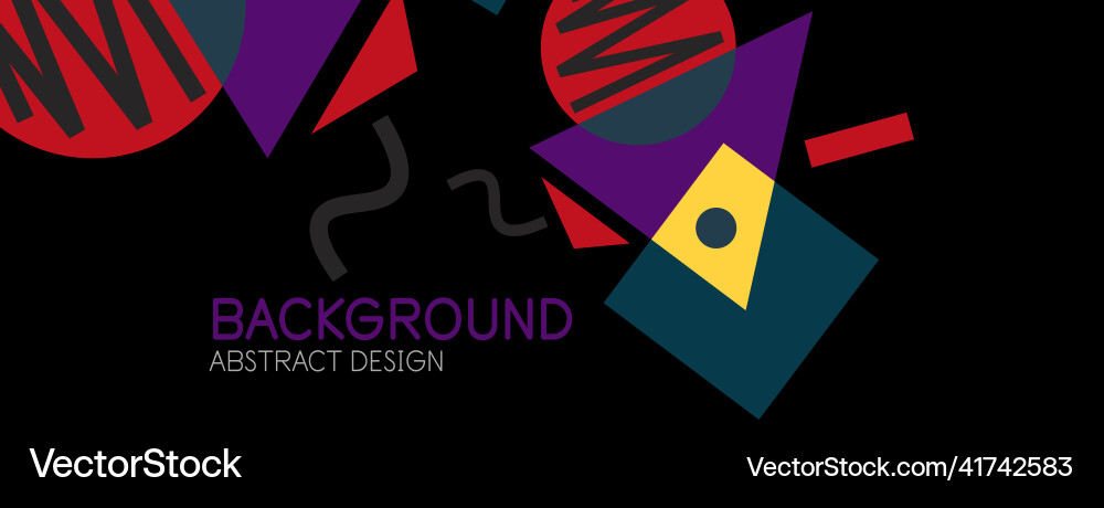 Abstract background blocks lines triangles Abstract background blocks lines triangles Vector Image