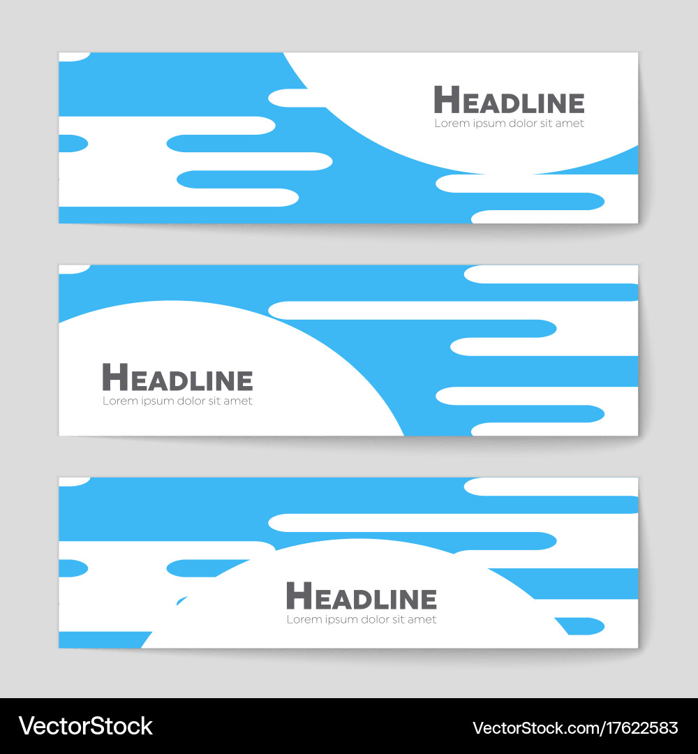 Abstract layout background set for art vector image