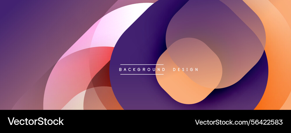 Abstract shapes overlap creating soft gradients Abstract shapes overlap creating soft gradients vector image