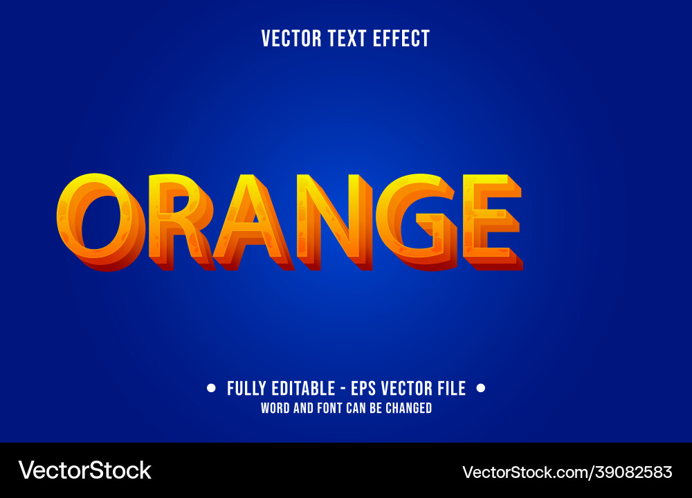 Editable text effect gradient style for digital Editable text effect gradient style for digital Vector Image