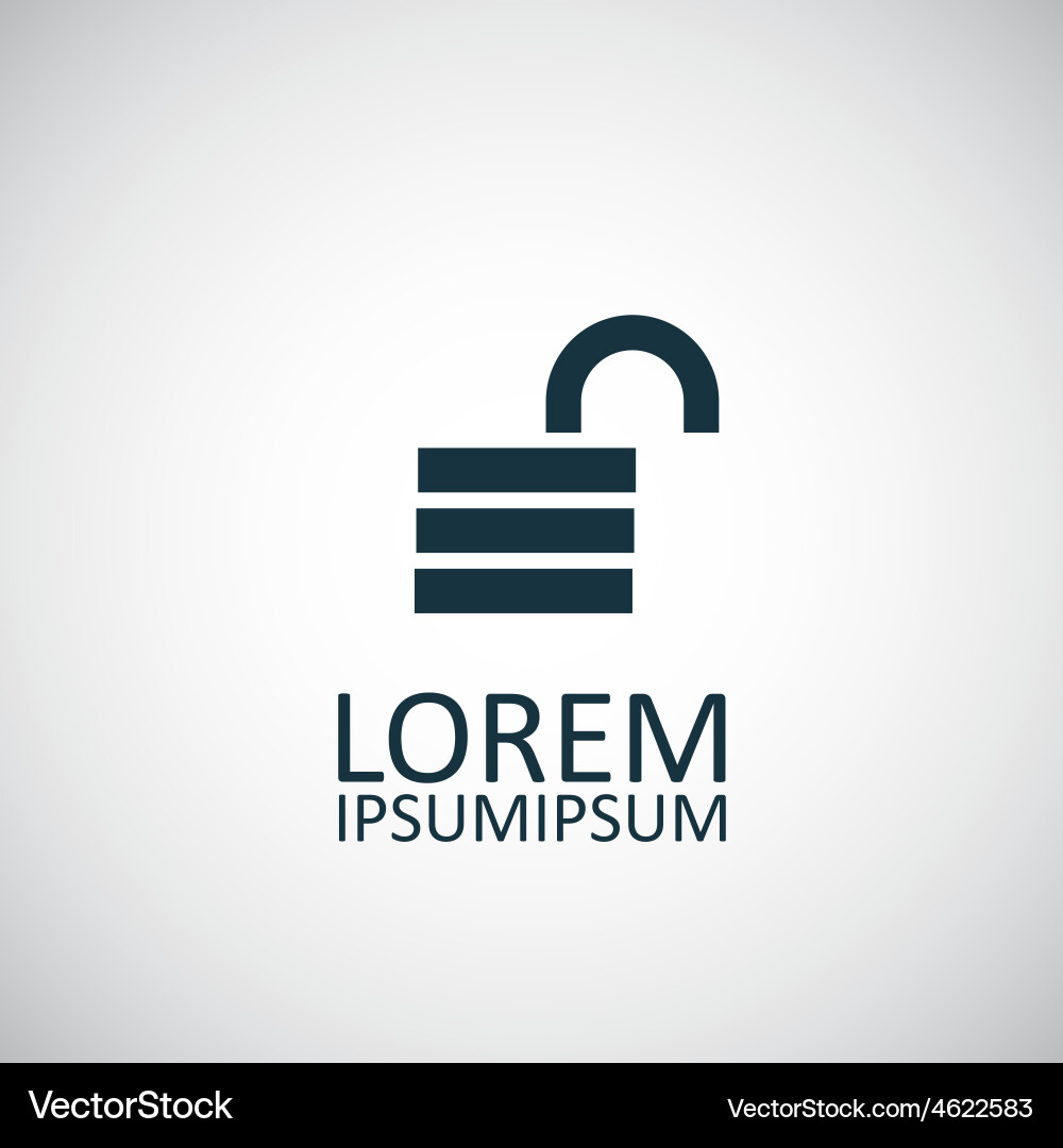 Lock and Key Icon Royalty Free Vector Image - VectorStock