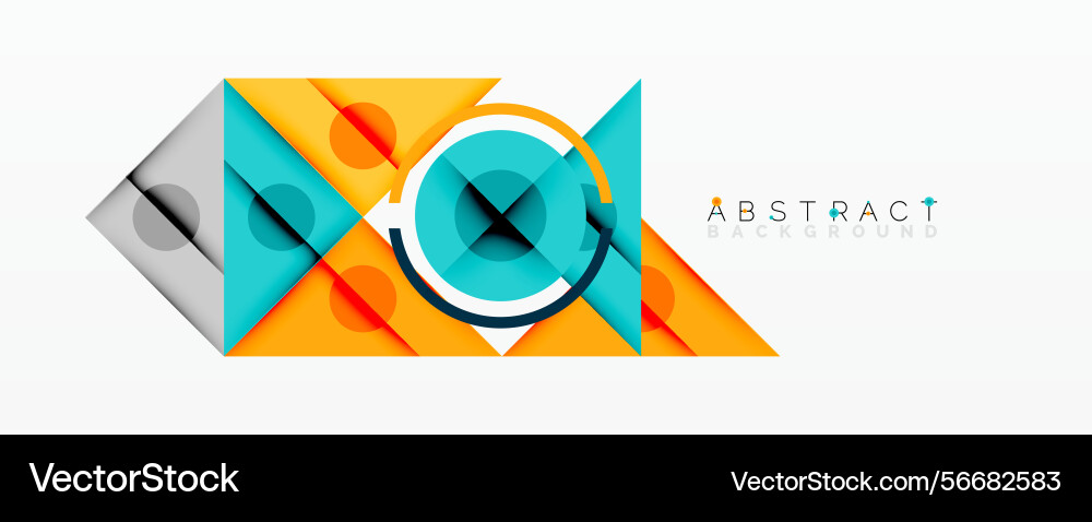 Modern abstract design geometric shapes overlap Modern abstract design geometric shapes overlap Vector Image