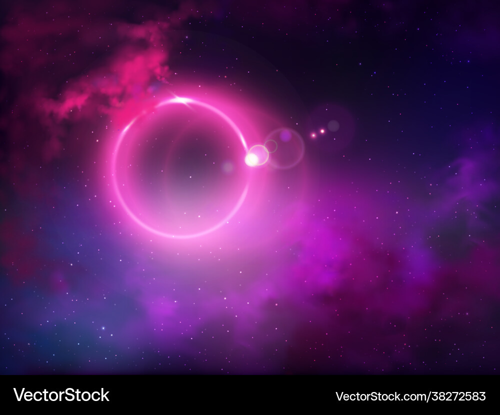 Outer space anomaly abstract background Vector Image