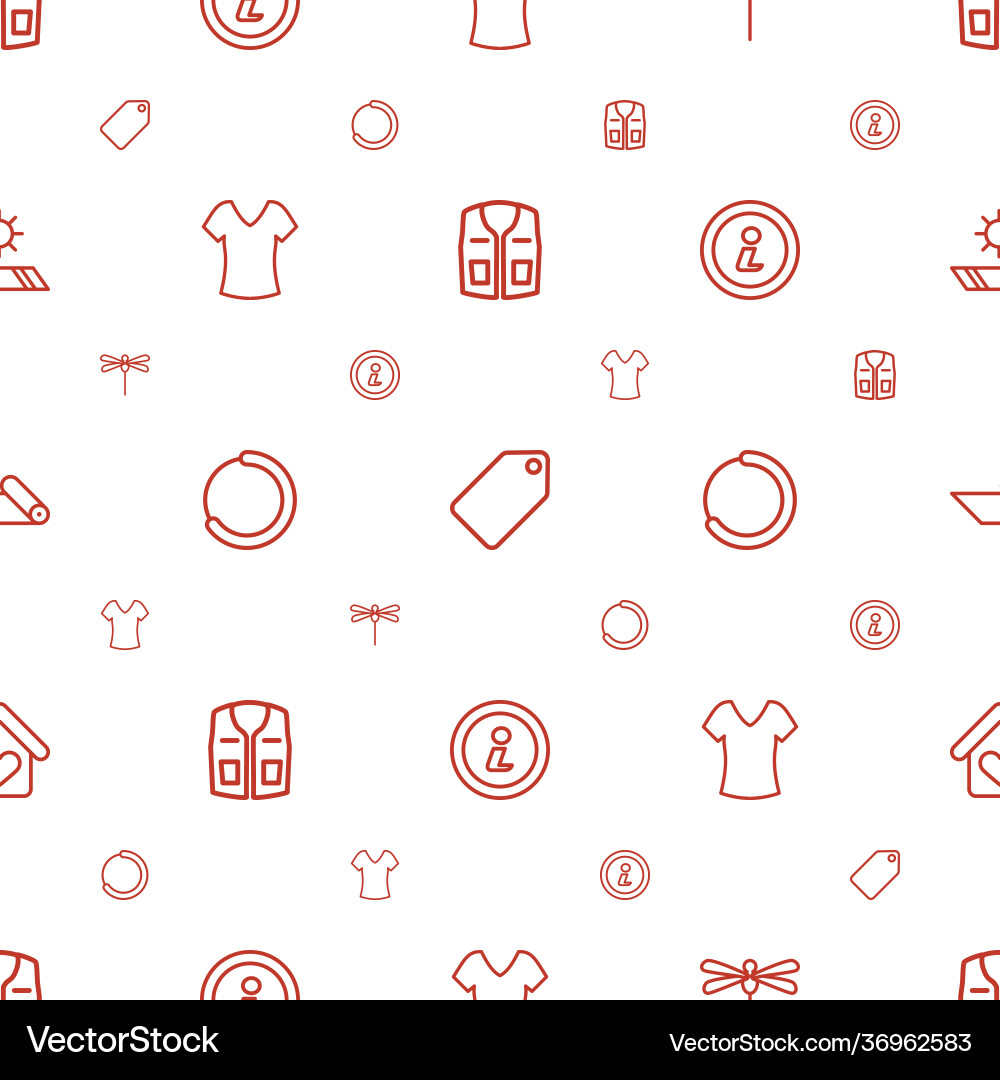 Template icons pattern seamless white background vector image