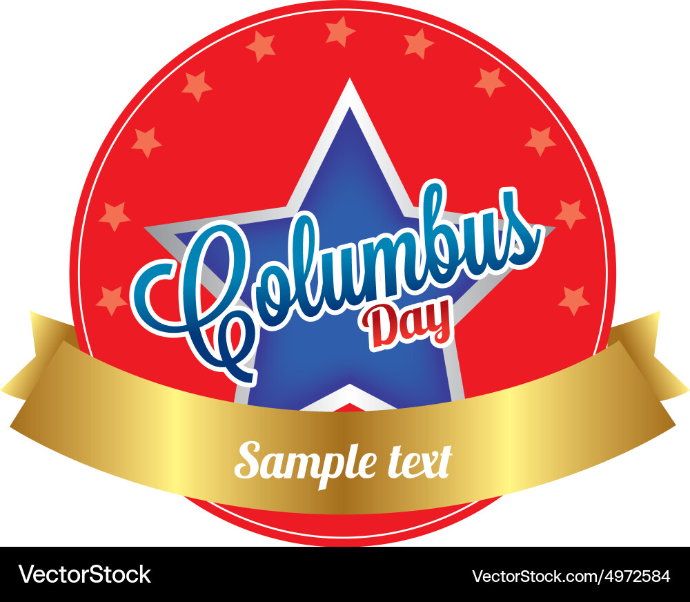 Abstract columbus day object on a white background Abstract columbus day object on a white background vector image