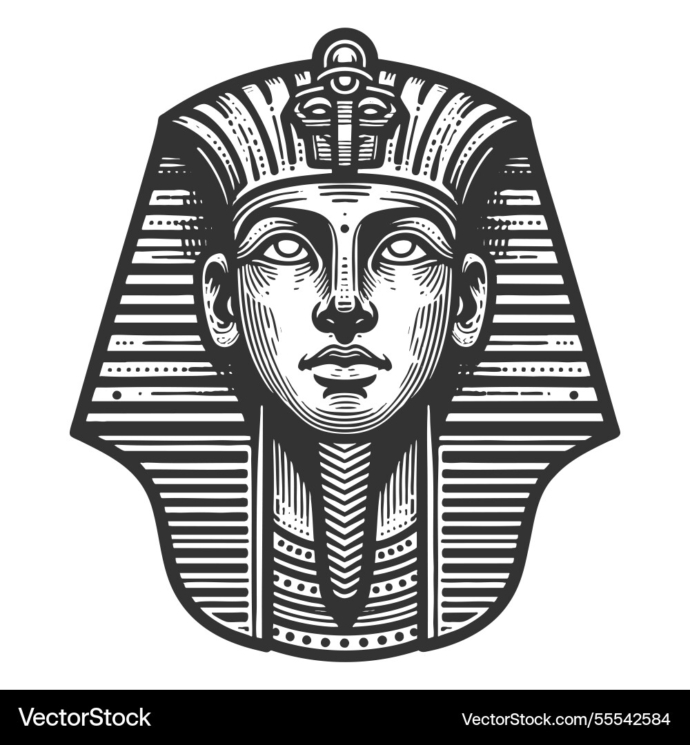 Ancient egyptian pharaoh – Royalty-Free Vector | VectorStock