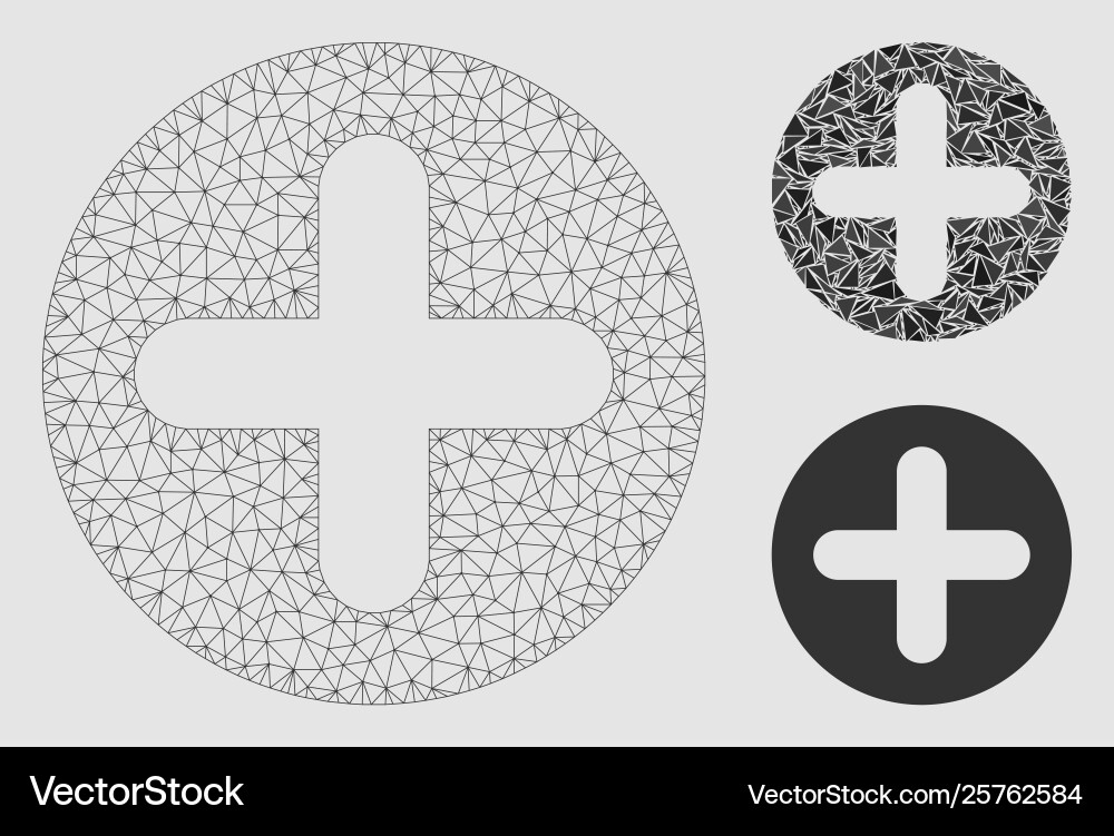 Create mesh wire frame model and triangle vector image
