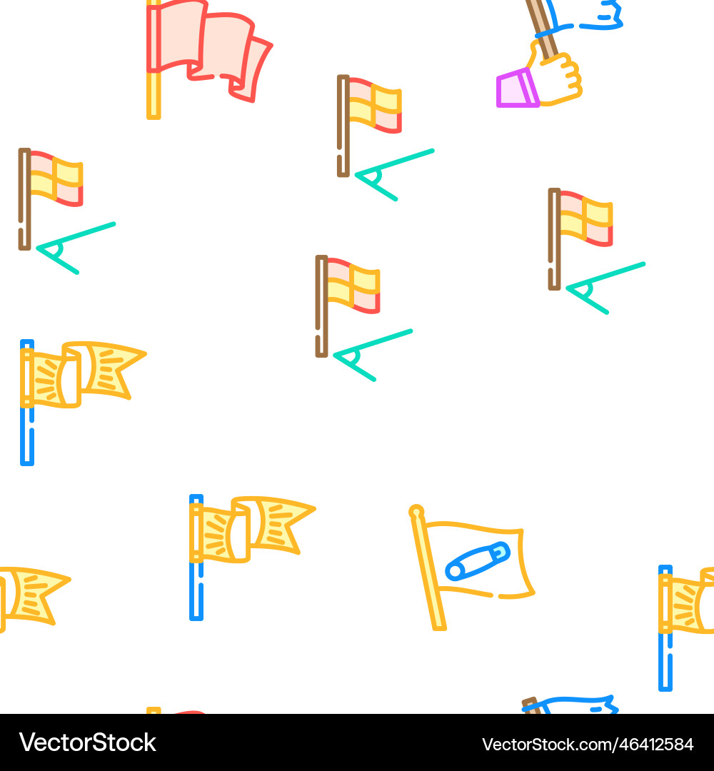 Flag start web pennant map seamless pattern Flag start web pennant map seamless pattern vector image