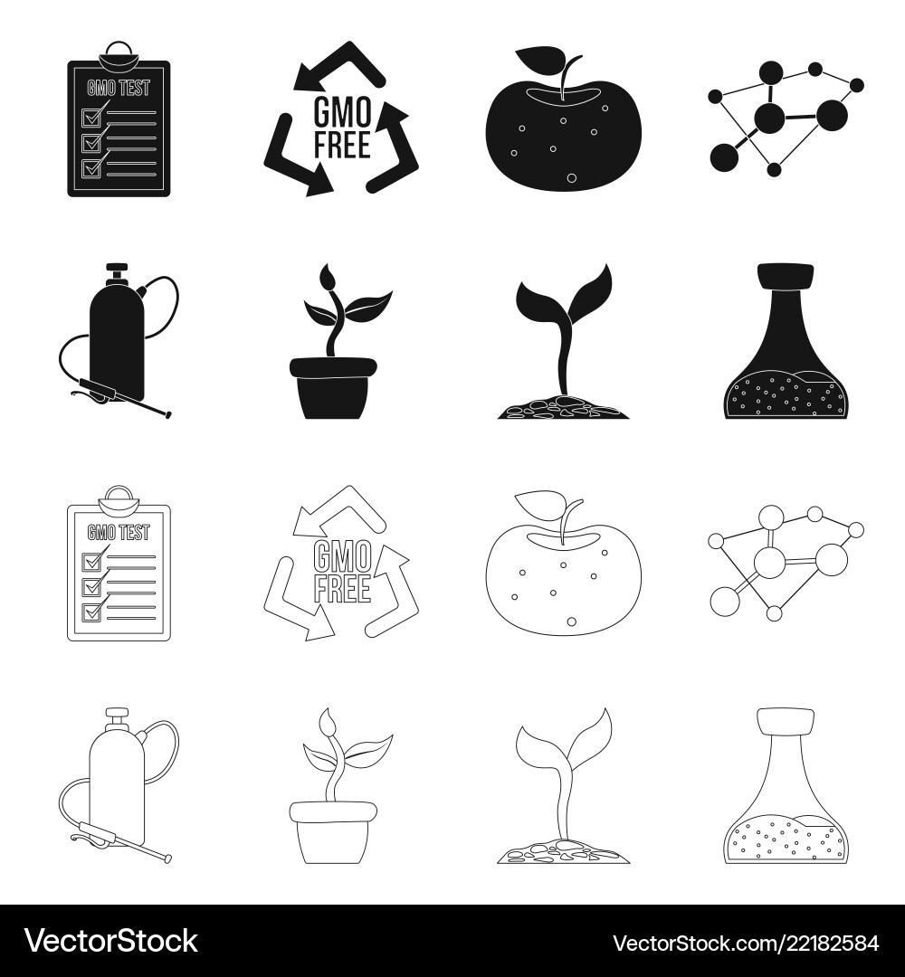 Isolated object of and icon collection Isolated object of and icon collection vector image