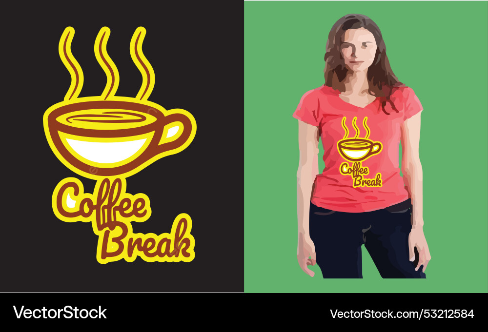 Split layout with two distinct sections Vector Image