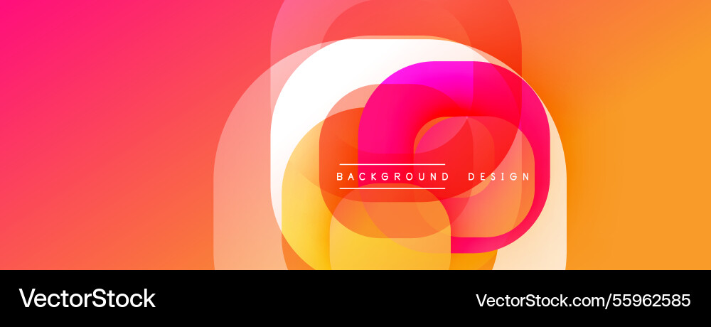 Abstract background with layered translucent Vector Image
