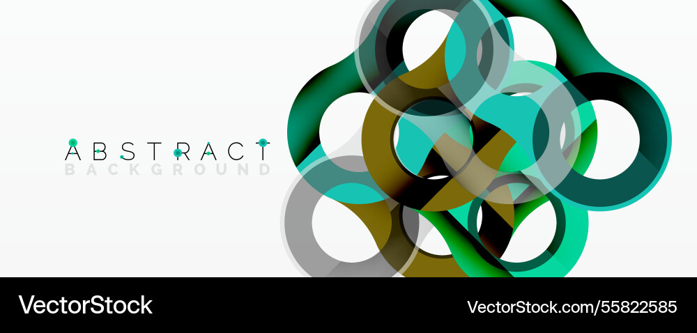 Abstract geometric pattern with interlocking Abstract geometric pattern with interlocking vector image