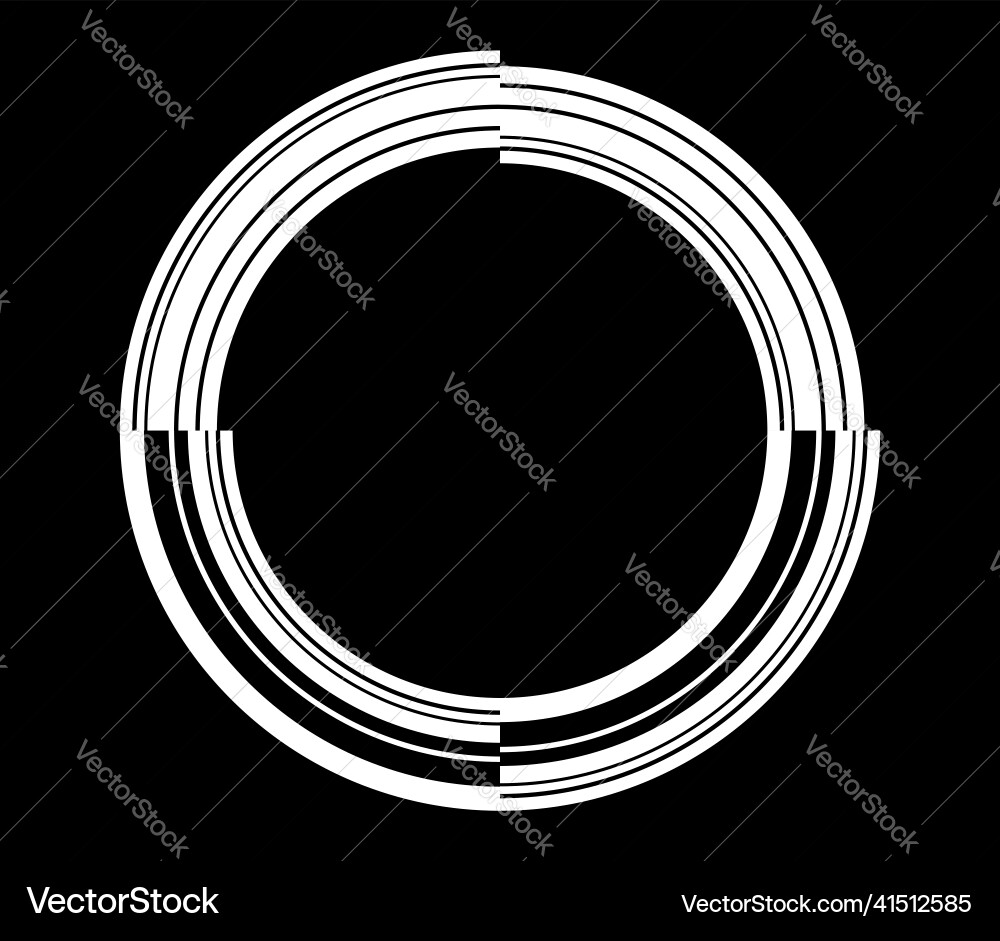 Abstract gui ui geometric circle element Abstract gui ui geometric circle element Vector Image