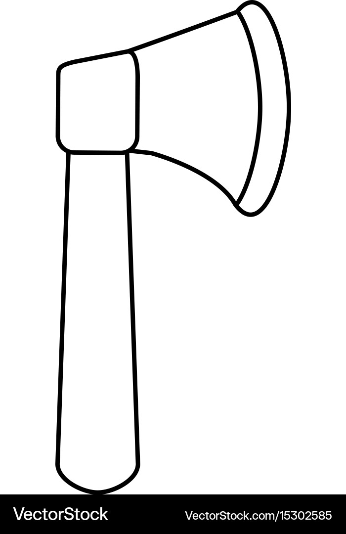 Axe tool icon image vector image